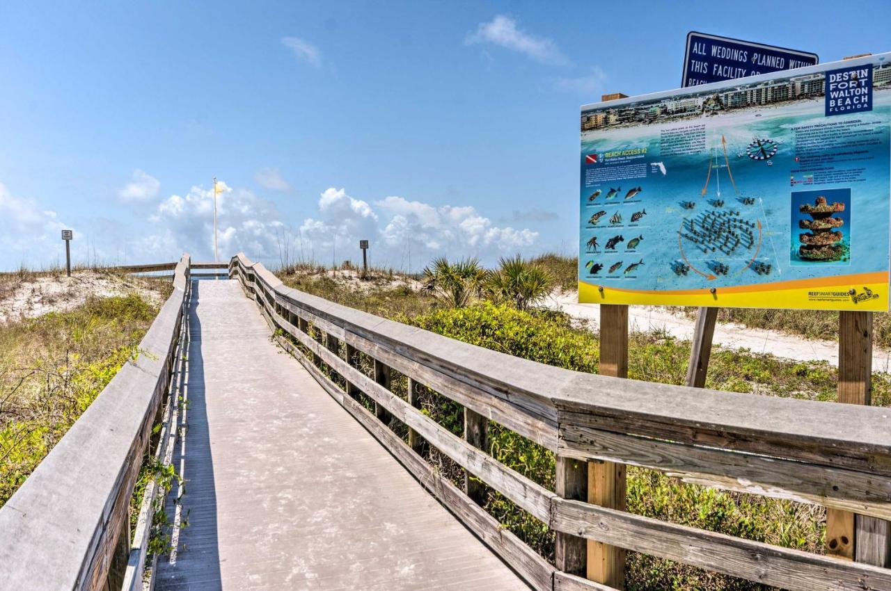Chic Fort Walton Condo About 2 Blocks To Beach! Fort Walton Beach Bagian luar foto